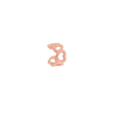 Σκουλαρίκι μονό Ear Cuff από ασήμι 925°