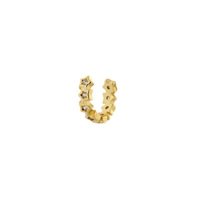 Σκουλαρίκι μονό Ear Cuff από ασήμι 925°