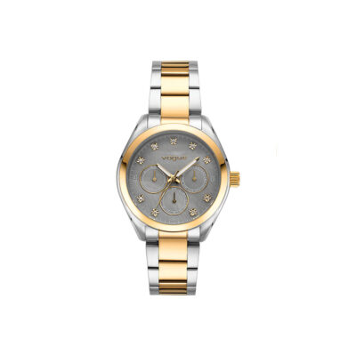 Γυναικείο ρολόι Vogue “Wimbledon” two-tone silver-yellow gold plating 18k bracelet 2020611061
